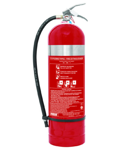 Πυροσβεστήρας 12Kg Ξηράς Σκόνης Inox